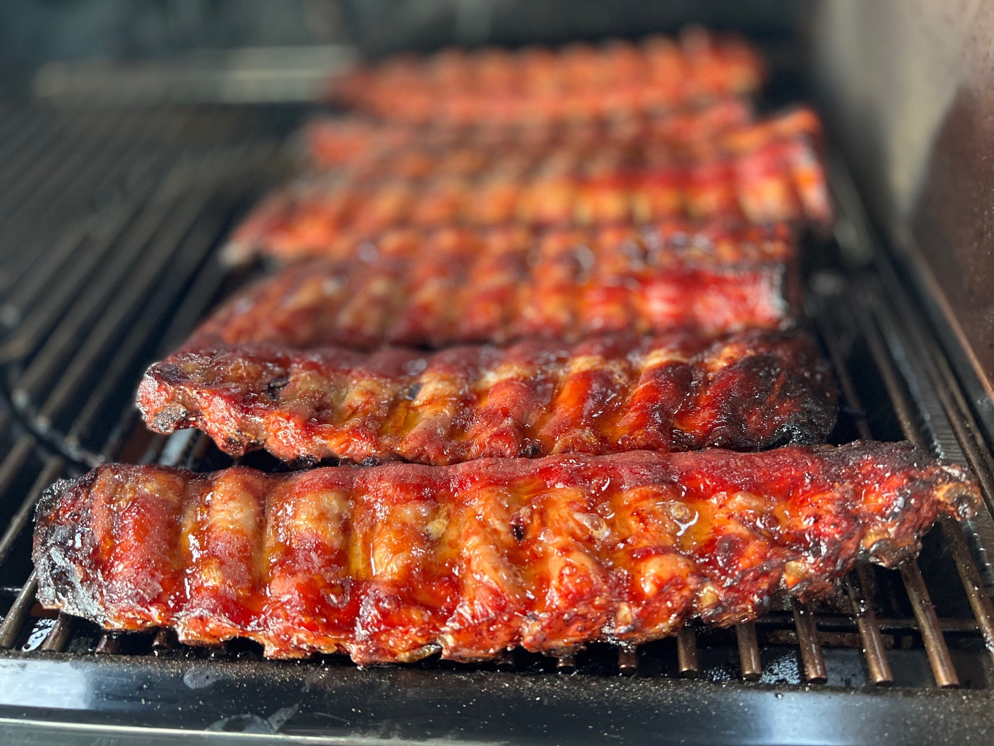 Žebra na grilu - dělaná na roštu