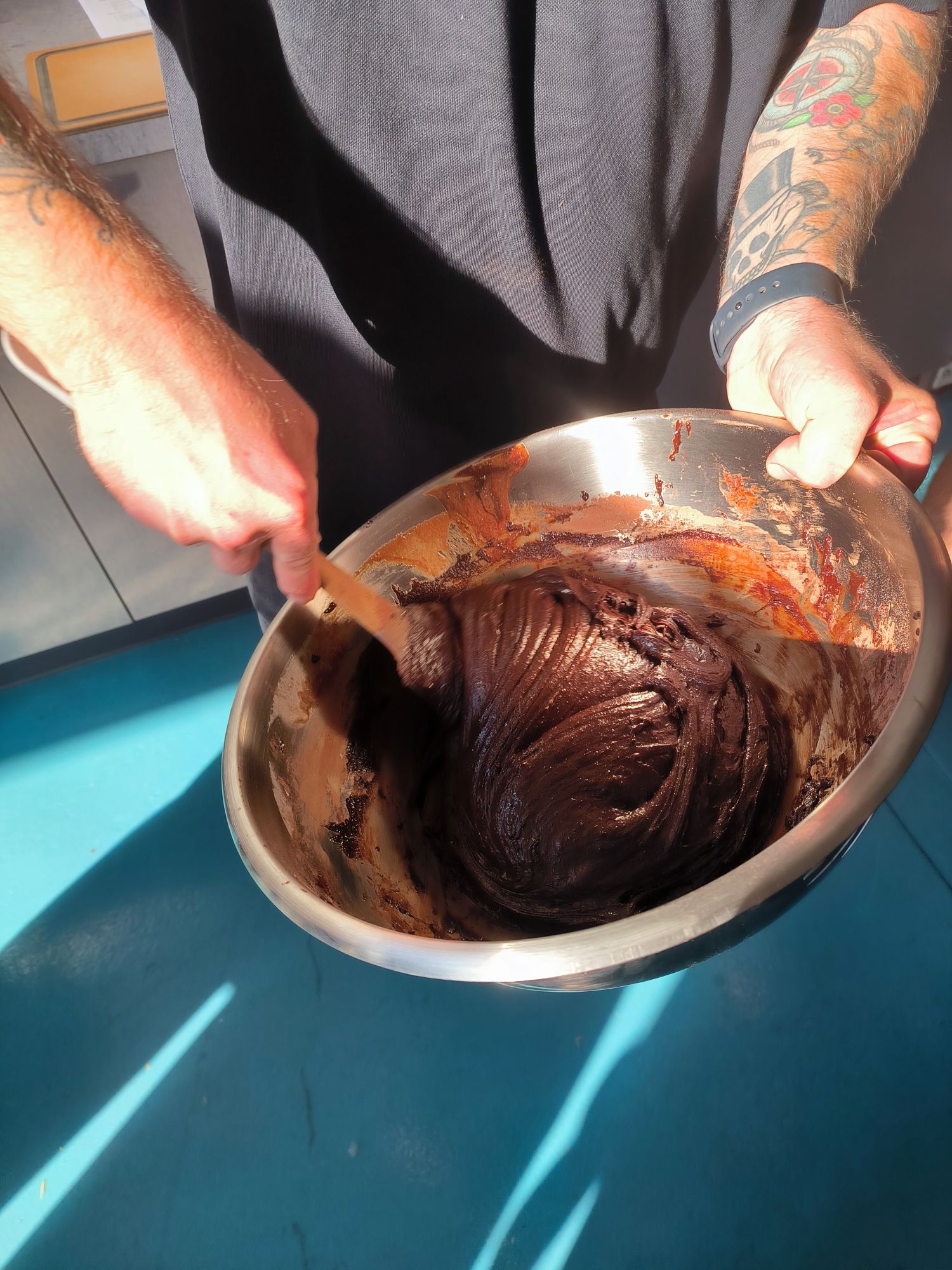 Čokoládové brownies - hotové těsto