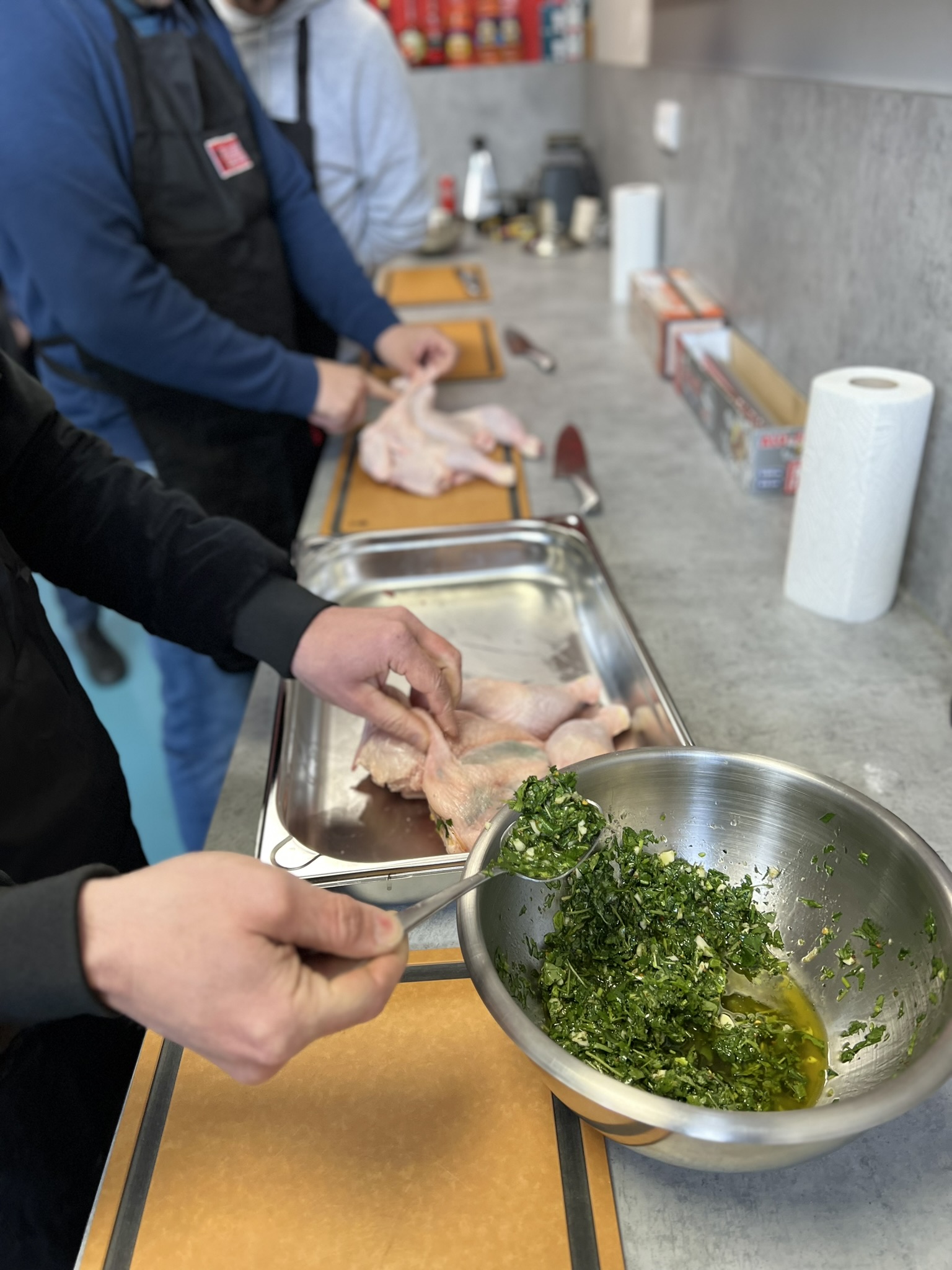 Kuře grilované na motýlka - chimichurri Kuře grilované na motýlka - chimichurri