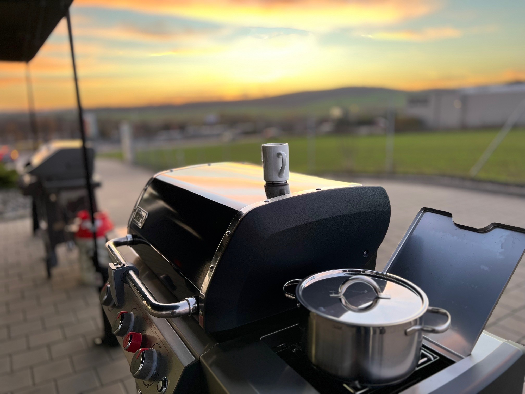 Svařák na grilu Svařák na grilu