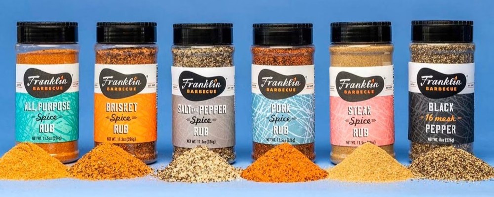 Přehled koření Franklin Barbecue