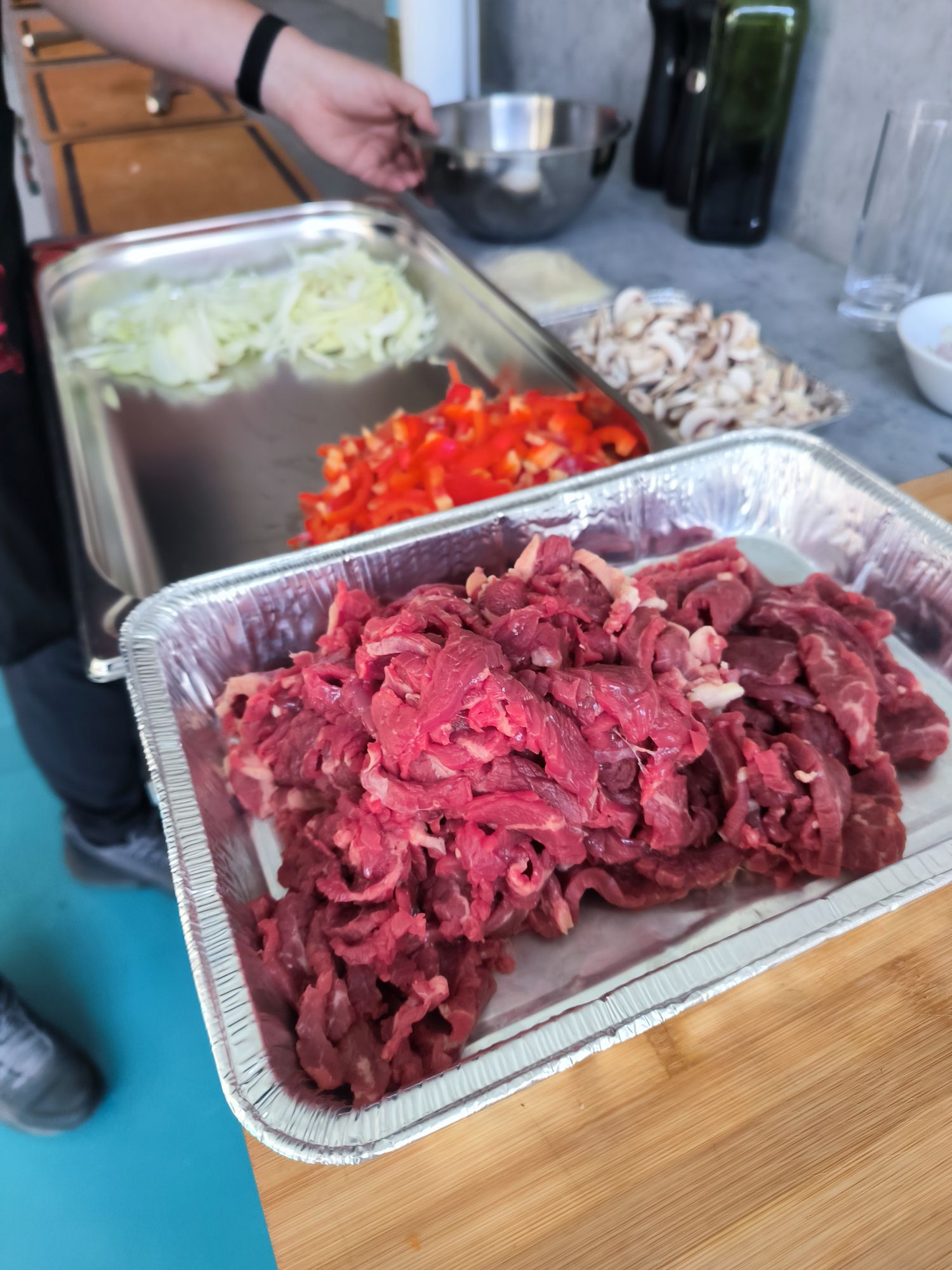 Philly Cheesesteak - ingredience