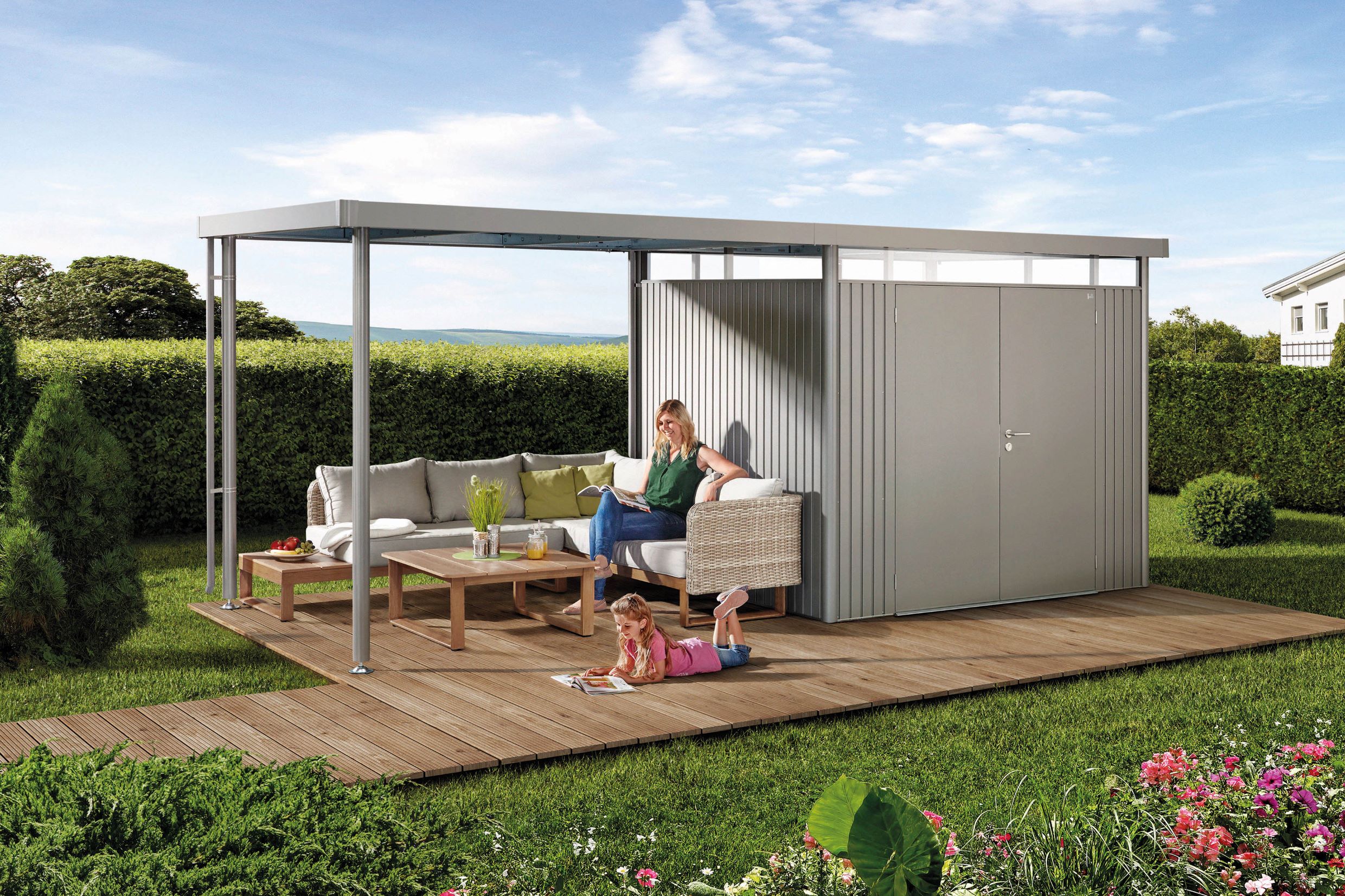 Moderní zahradní domky Biohort HighLine 6