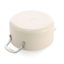 Hrnec s poklicí KitchenAid Aluminium Coloured 24 cm, mandlová
