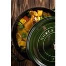 Oválný litinový hrnec Staub 31 cm, bazalka
