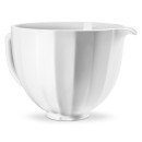 KitchenAid keramická mísa bílá vroubkovaná (4,83 l) pro kuchyňské roboty