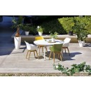 Zahradní jídelní stůl Sophie Studio průměr 128 cm - bílýZahradní jídelní stůl Sophie Studio průměr 128 cm - bílý