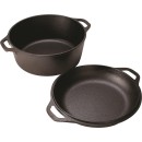 Litinový combo hrnec Double Dutch Oven Lodge 4,7 l