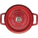 Litinový hrnec Staub 20 cm, višeň