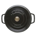 Litinový hrnec Staub 24 cm, černý