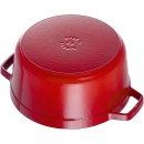 Litinový hrnec Staub 24 cm, višeň