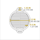 Litinový stolní gril Lodge 30 cm