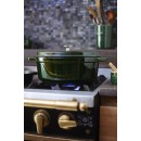 Oválný litinový hrnec Staub 31 cm, bazalka