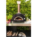 Pec na pizzu na dřevo Alfa Forni – 2 Pizze, červená