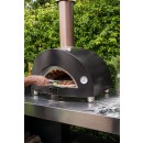 Pec na pizzu na dřevo Alfa Forni – 2 Pizze, červená