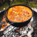 Petromax litinový kotlík Dutch Oven bez nožiček - 25 cm, 7,5 l s příslušenstvím