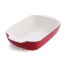 KitchenAid pekáč s dřevěným víkem - velký, královská červená