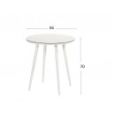 Zahradní Stolek Sophie Studio průměr 66 cm, výška 70 cm - bílý