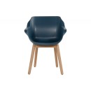 Sophie Teak Zahradní Jídelní Židle s područkami - steel blue