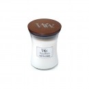 Vonná svíčka WoodWick střední - White Tea & Jasmine 2