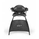 Elektrický gril Weber Q 1400 Stand - tmavošedý (Dark Grey)