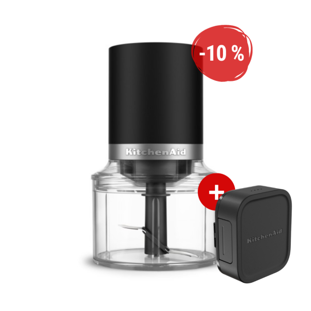 Bezdrátový sekáček KitchenAid 5KTCR351BM GO, s baterií
