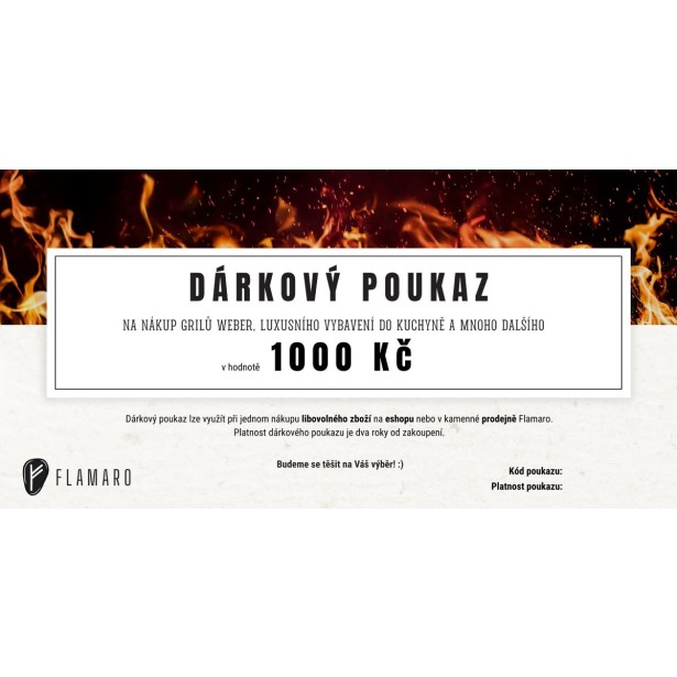 Dárkový poukaz 1.000 Kč