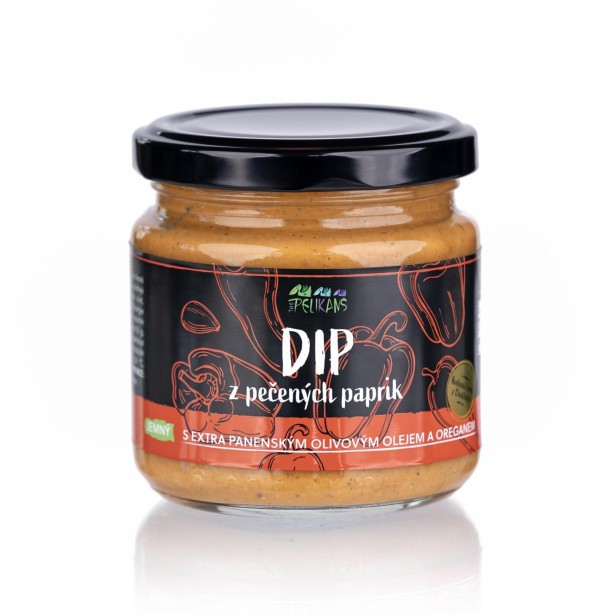 Dip z pečených červených paprik jemný 150 g