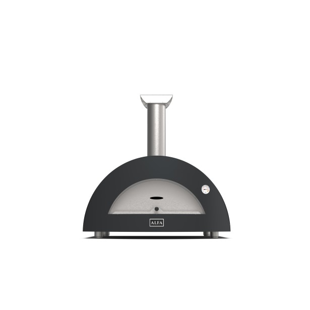 Pec na pizzu na dřevo Alfa Forni – 3 Pizze, šedá