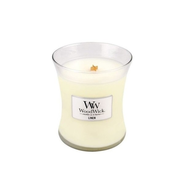 Vonná svíčka WoodWick malá - Linen