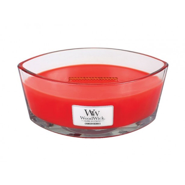 Vonná svíčka WoodWick Loď - Crimson Berries