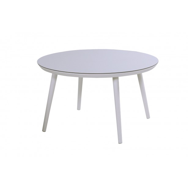 Zahradní jídelní stůl Sophie Studio průměr 128 cm - bílý