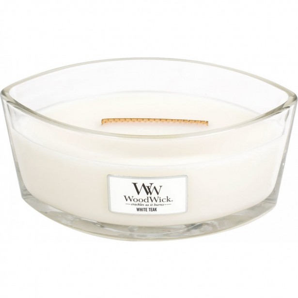 Vonná svíčka WoodWick Loď - White Teak