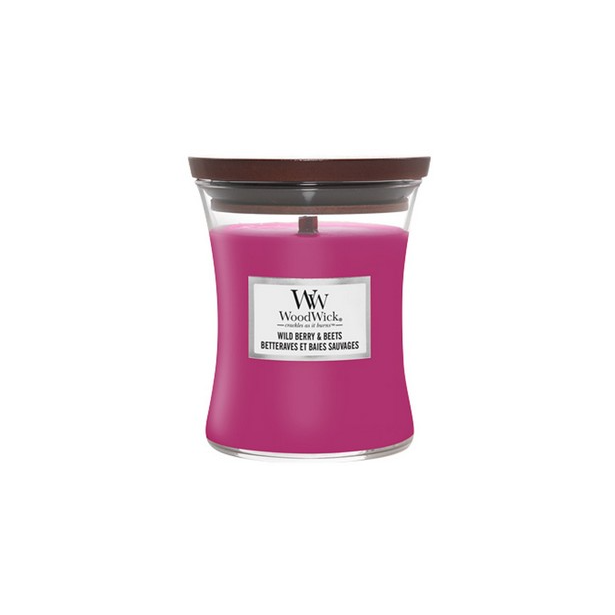 Vonná svíčka WoodWick střední - Wild Berry & Beets