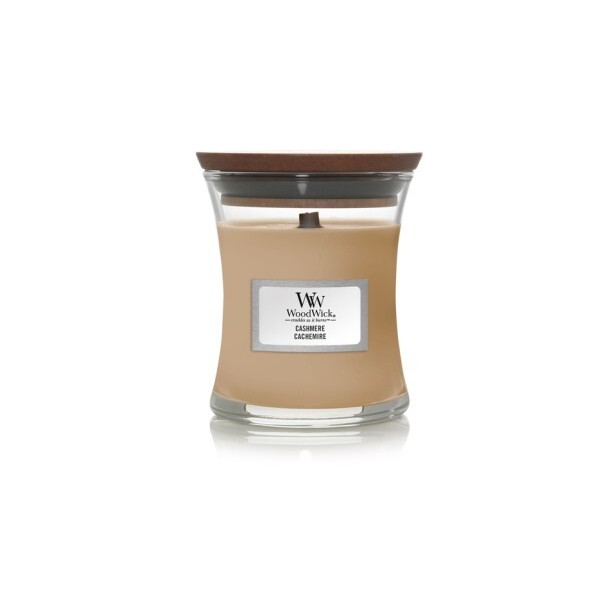 Vonná svíčka WoodWick malá - Cashmere