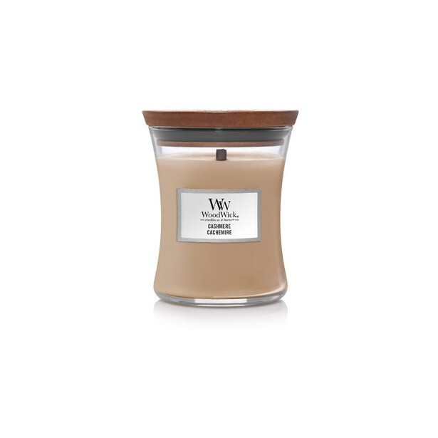 Vonná svíčka WoodWick střední - Cashmere