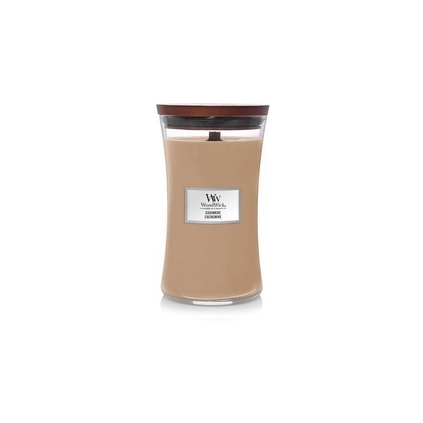 Vonná svíčka WoodWick velká - Cashmere