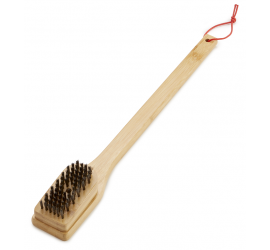 Grilovací kartáč s bambusovou rukojetí - 46 cm