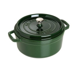 Litinový hrnec Staub 28 cm, bazalka
