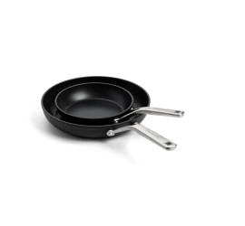 Sada 2 pánví KitchenAid Forged Hardened Aluminium - 20 + 28 cm