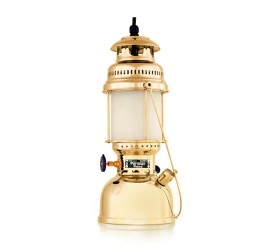 Petromax petrolejová lampa HK500 - leštěná mosaz