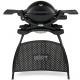 Plynový gril Weber Q 1200 Stand - černý