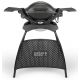 Elektrický gril Weber Q 1400 Stand - tmavošedý (Dark Grey)