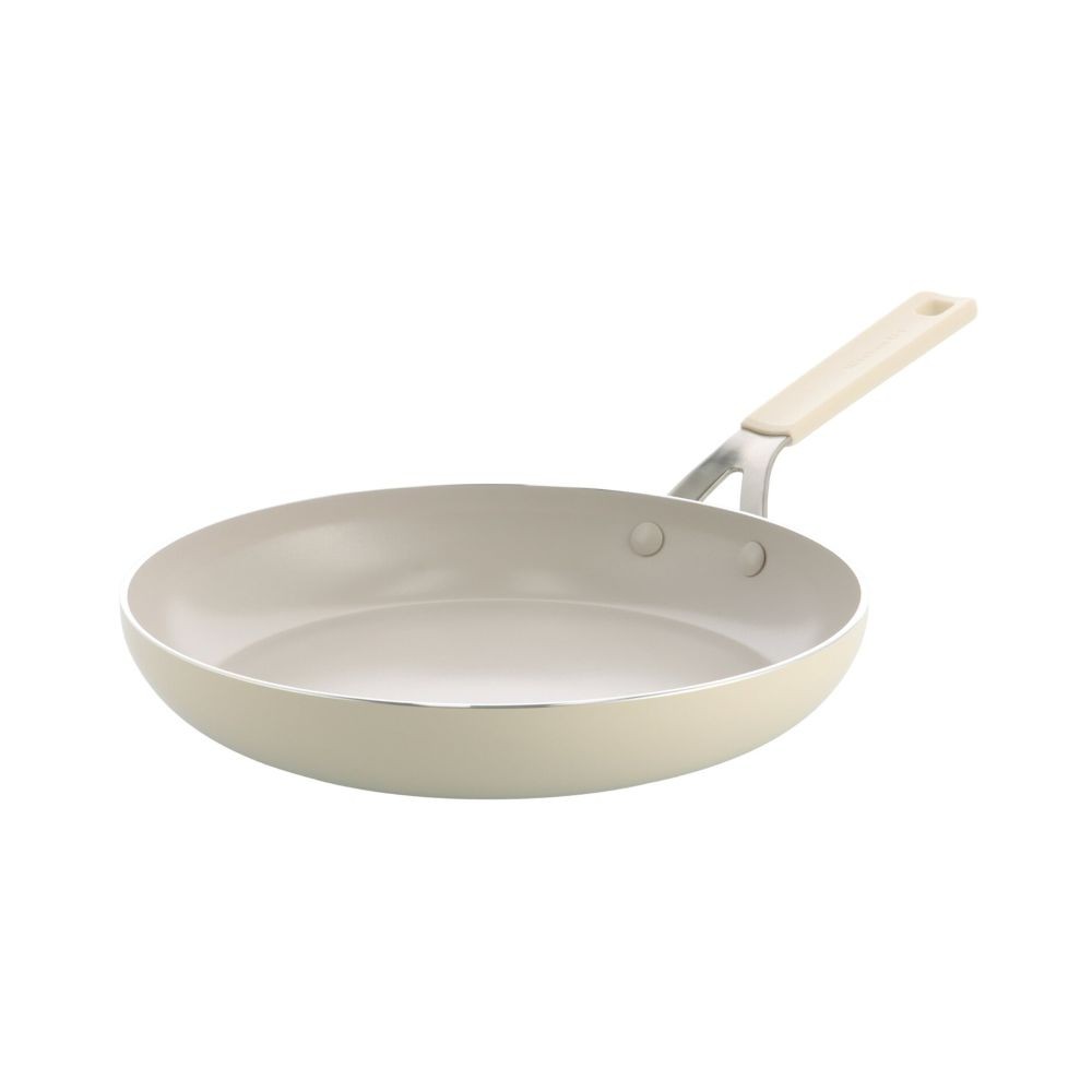Pánev KitchenAid Aluminium Coloured - 28 cm, mandlová